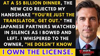 New CEO Rejected Handshake And Called Me "Just A Translator" — I Own The License, $5B Deal Collapsed