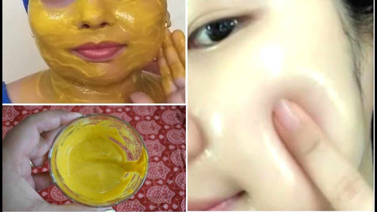 हल्दी से गोरापन- 100% Effective DIY Turmeric Face Pack For Fair Glowing Skin - Simple Style Tips - YouTube