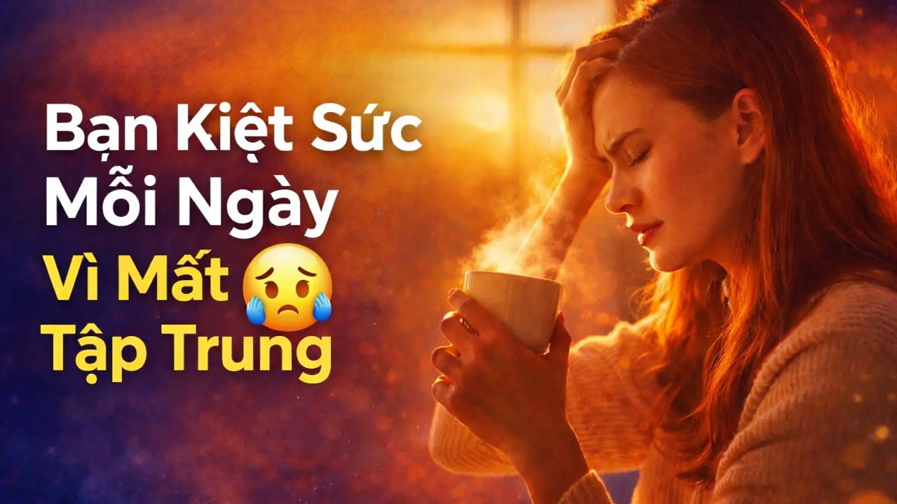 Bạn Kiệt Sức Mỗi Ngày Vì Mất Sự Tập Trung