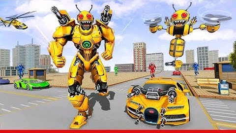 Bee Robot Transformation Game(Android Gameplay FHD)