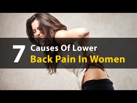 Video: Orsaker till ont i nedre delen av ryggen hos kvinnor