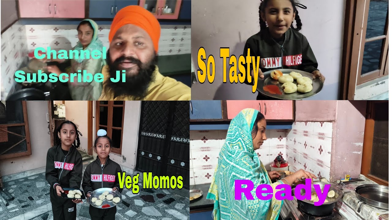 ਵੇਜ ਮੋਮਜ ਬਣਾਉਣ ਦਾ ਸਭ ਤੋਂ ਸੌਖਾ ਤਰੀਕਾ ਘਰ ਵਿੱਚ|homemade veg momos  @Rakkarvlog2563 #food#vegmomos 