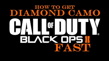 Black Ops 2: DIAMOND CAMO for SMG + HOW TO GET IT FAST