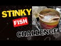 4 Guys Stinky Fermented Fish Challenge OSKAR&#39;S SURSTRÖMMING Smelly Disgusting Funny Hilarious Fun