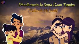 Hona Hai Tujh Mein Fanaa || lyrics || Very Sad 😢 || New WhatsApp Status Video (Status King)
