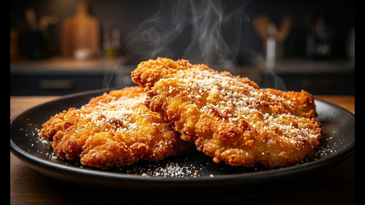 Ultra Crispy Parmesan Chicken Schnitzel You’ll Make Every Week!