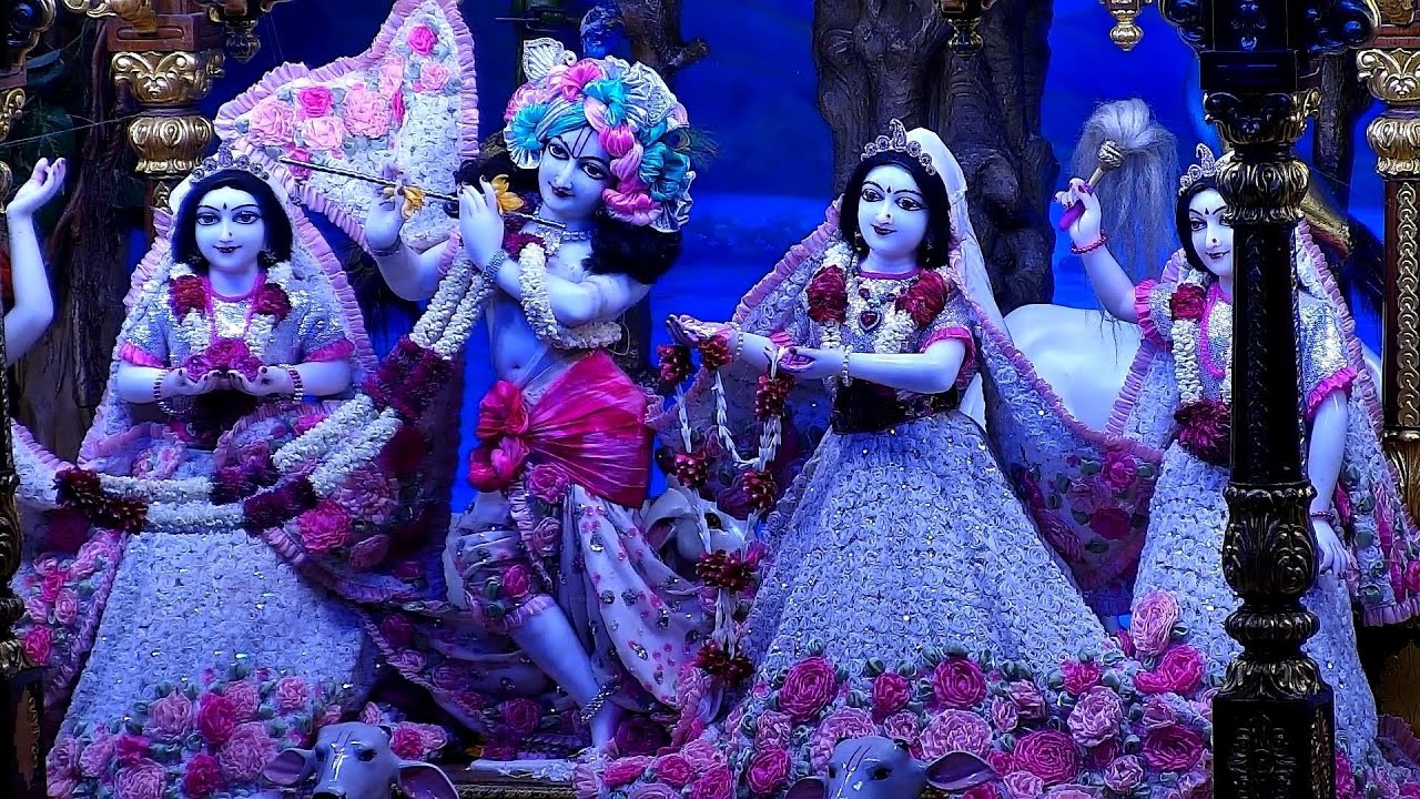 19th Aug. '25 | Mangal Aarti Darshan | Sri Sri Radha Gopinath Temple | ISKCON Chowpatty Mumbai.