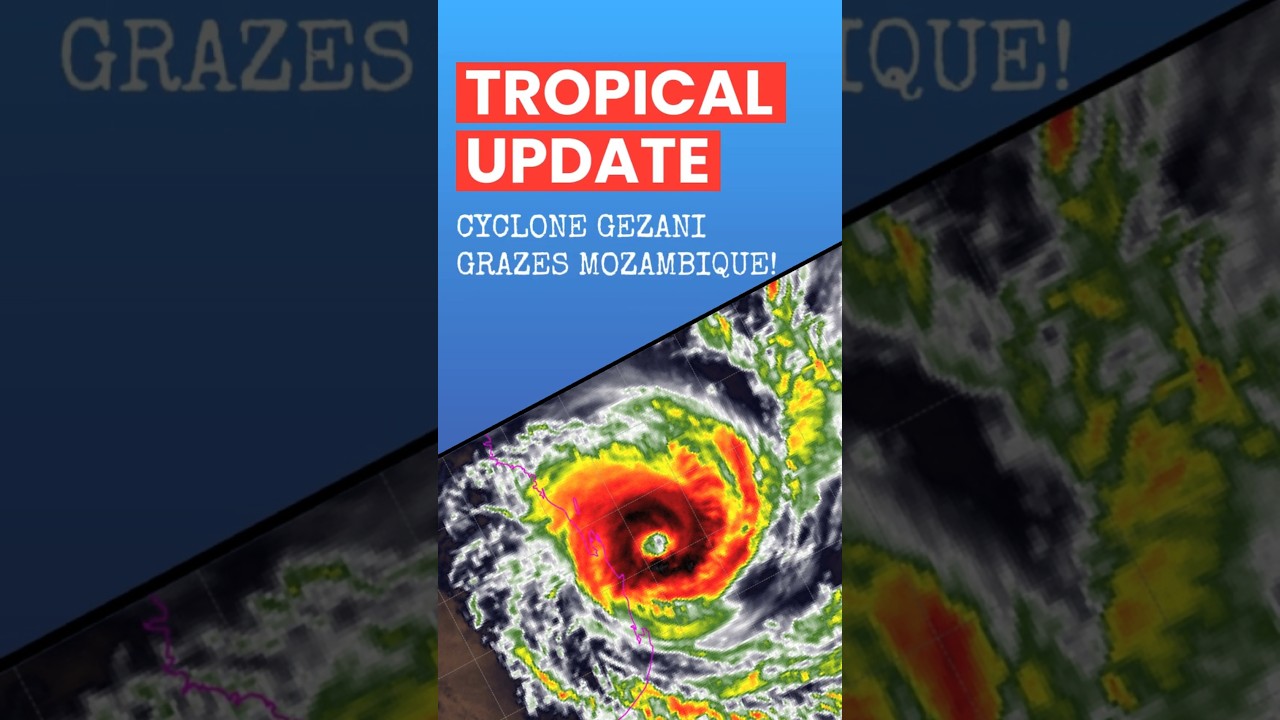 Strong Cyclone Gezani Grazes Mozambique Coast… #weather #cyclone