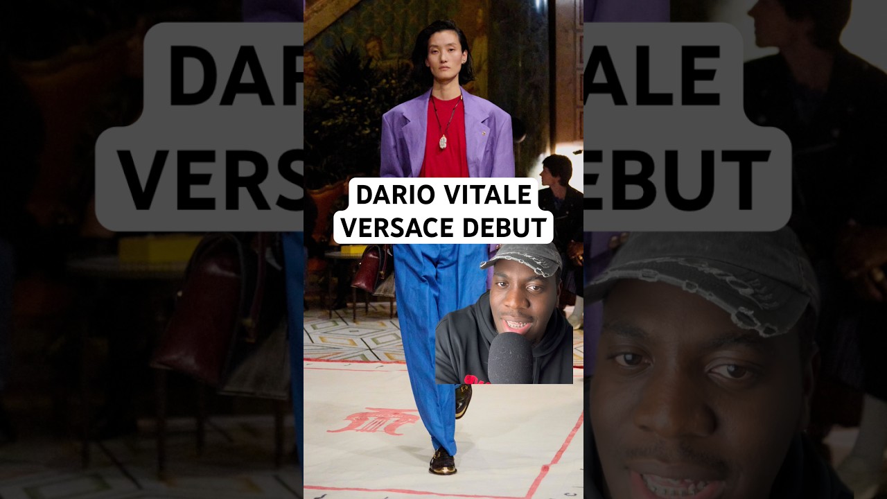 Dario Vitale’s Versace Debut Took Us To An 80s Disco Party 🕺🏿