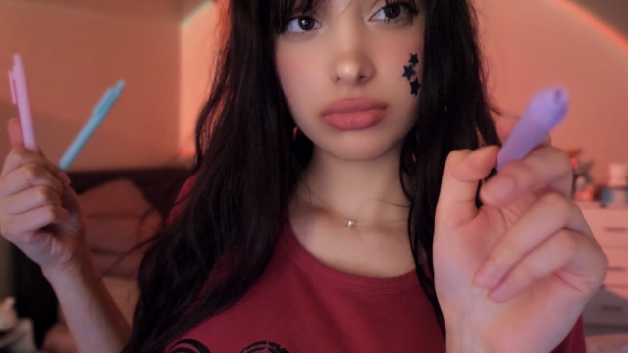 ASMR Drawing on Your Face Until You Fall Asleep