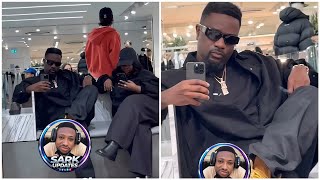 Sarkodie went on shopping with his personal stylist