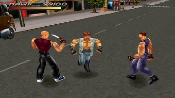 Fighting Force PS1 (Easy Difficulty) - Hawk Manson Playthough (Chapter2)