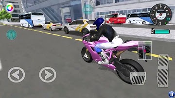 Exploring the Express Bus Terminal on a NewBike - 3D Driving Class 2025 gameplay