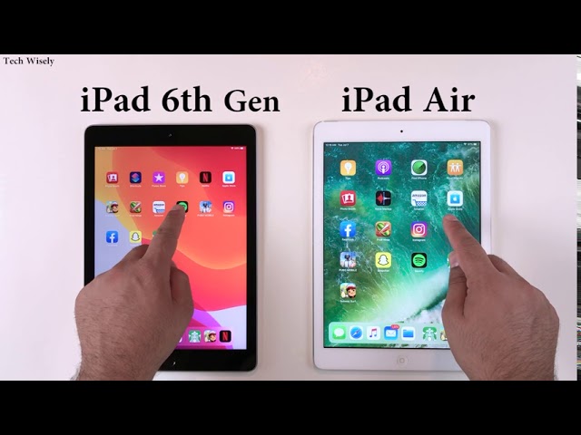 iPad 6th Gen vs iPad Air Speed Performance Test Comparison