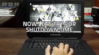 Alienware 15 2015 Boot & Shutdown Time (HDD 7200rpm)