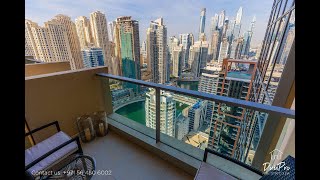 Stunning Studio with Full Marina View at The Address Dubai Marina