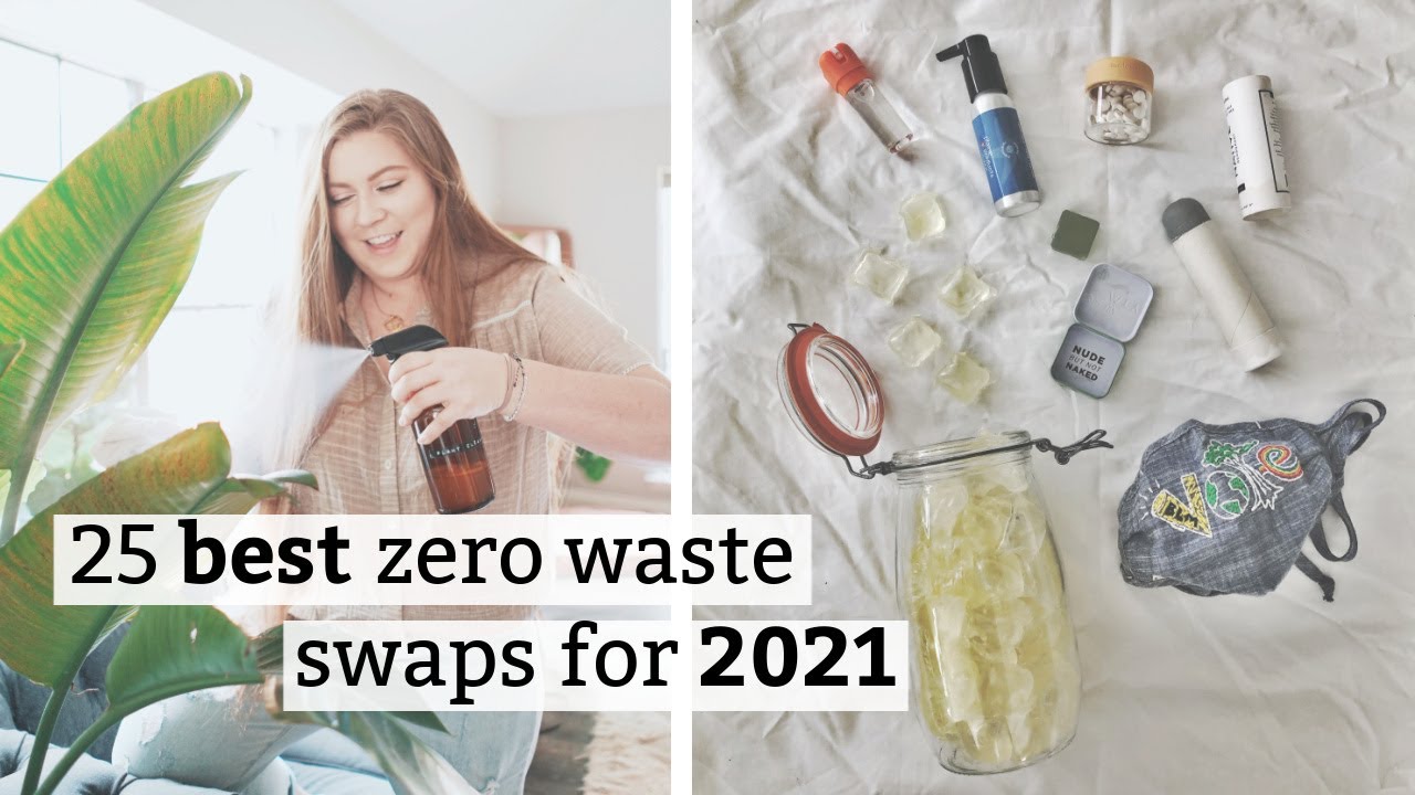 my ✨FAVORITE✨  zero waste &amp; sustainable swaps for 2021 (that are not water bottles &amp; straws)