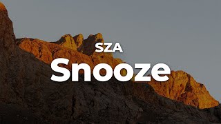 SZA - Snooze (Letra/Lyrics) | Official Music Video