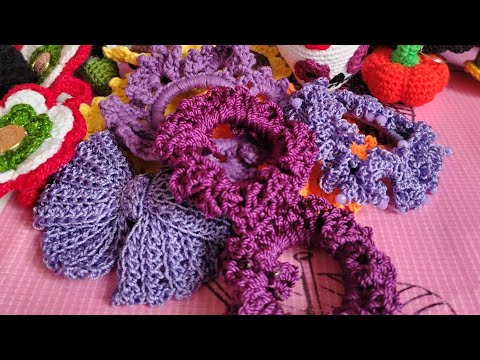 Crochet Hair Scrunchies for Beginners