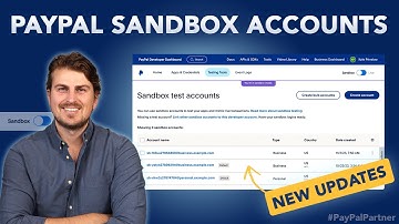 How To Create A PayPal Sandbox Account