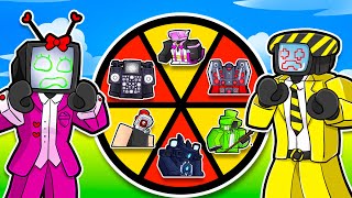 Spin the Wheel ONE COLOR CHALLENGE in Toilet Tower Defense! by TV Man and TV Woman 74 views 1 day ago 8 minutes, 27 seconds