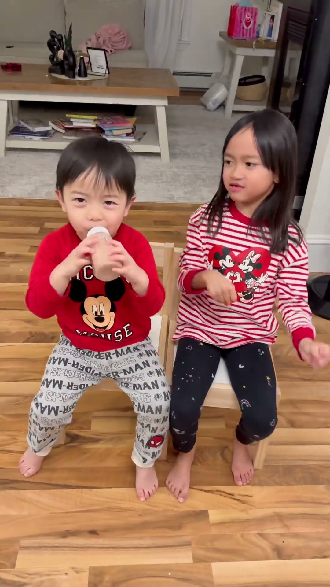 Baby brother steals sister’s milk ????❤️??