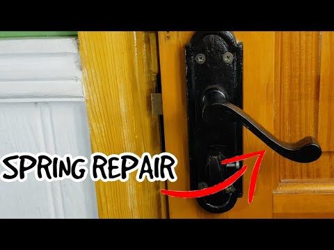 How To Repair/Replace Broken Door Handle Spring.