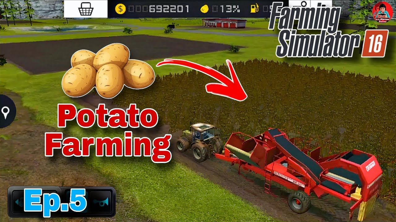 How to do Potato Farming in Farming Simulator 16 Ep.5 | Potato Farming in FS16