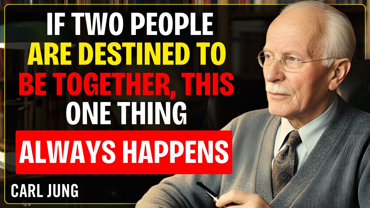 IF TWO PEOPLE ARE DESTINED TO BE TOGETHER, THIS ONE THING ALWAYS HAPPENS || CARL JUNG