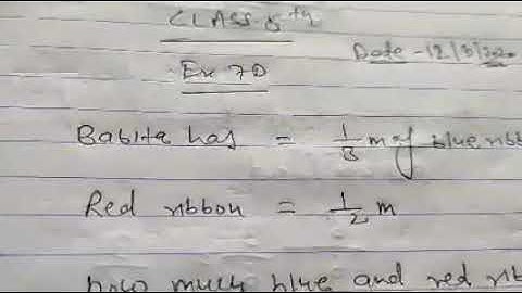 Class 5 maths lesson 7 fraction exercise 7E