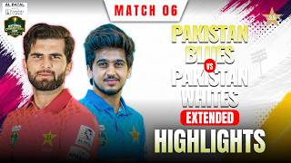 Full Match Highlights | Sparco Paints Pak Gold vs UOL Pak Whites | Match 6 | NA1T