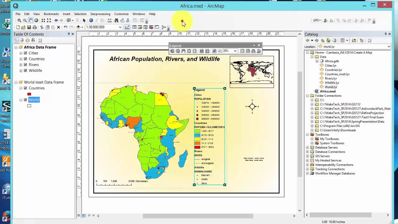 arcgis map create layout tool polygon polyline use pro creating lay