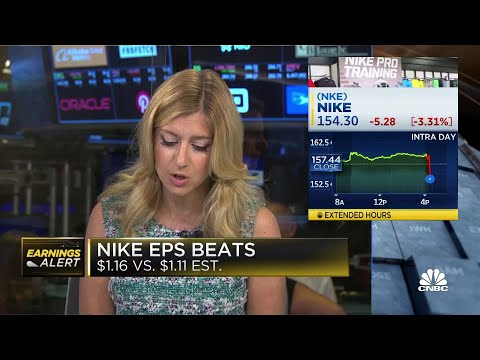 Nike beats on earnings, misses on revenue