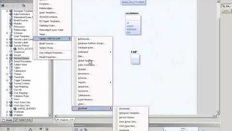 ERwin Data Modeler DB2 for LUW Editors