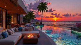 Inner Peace With Gentle Jazz By The Seaside – Relaxing Jazz Under The Sunset With Soft Ocean Waves screenshot 5