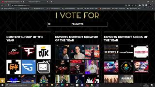 Esports Awards | Vote Bot | Python