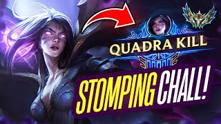 STOMPING Challenger with Kai'sa (INSANE QUADRA KILL!)