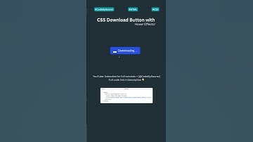 Creative Submit Button Animation Using HTML & CSS! 🚀 #shorts #webdevelopment #uiux #css