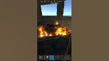 Random killed me so I came back to steal his raid (Rust) #gaming #rustpvp #rust #rustshorts
