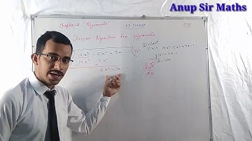 Division Algorithm for Polynomials || rd sharma chapter 2 class 10 || rd sharma solutions class 10th