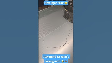 3d printing first layer. #3dprinting #satisfyingvideo #firstlayer #3dprinted #creality3d #asmr