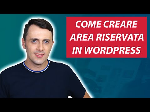 Come creare area riservata in WordPress