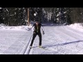 Skate Skiing Getting Started - Part 3 - Half Skate Drill