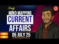 National Sports Policy 2025 + ELI scheme | 05 July 2025 | Daily Mind Map Current Affairs for IBPS PO