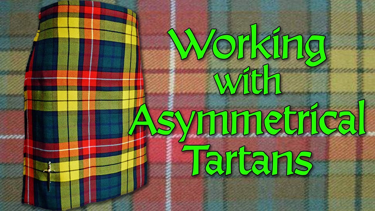 S'YTE★Cotton Tartan Asymmetry Check T Tartan Tartan - Madras Apparel Fabric TC000837