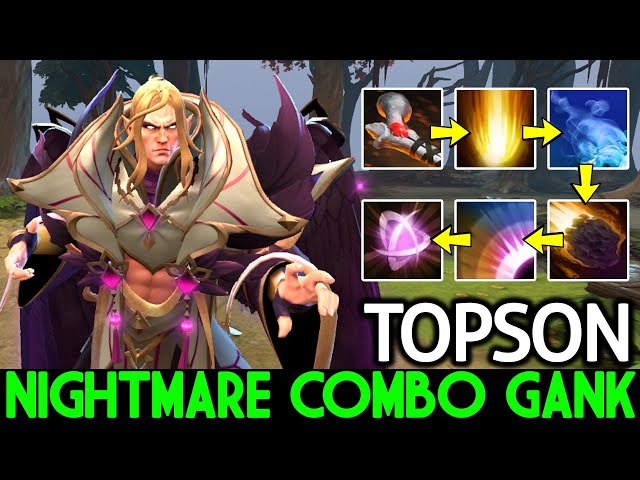 TOPSON [Invoker] Nightmare Combo Gank with New Set items Dota 2 class=