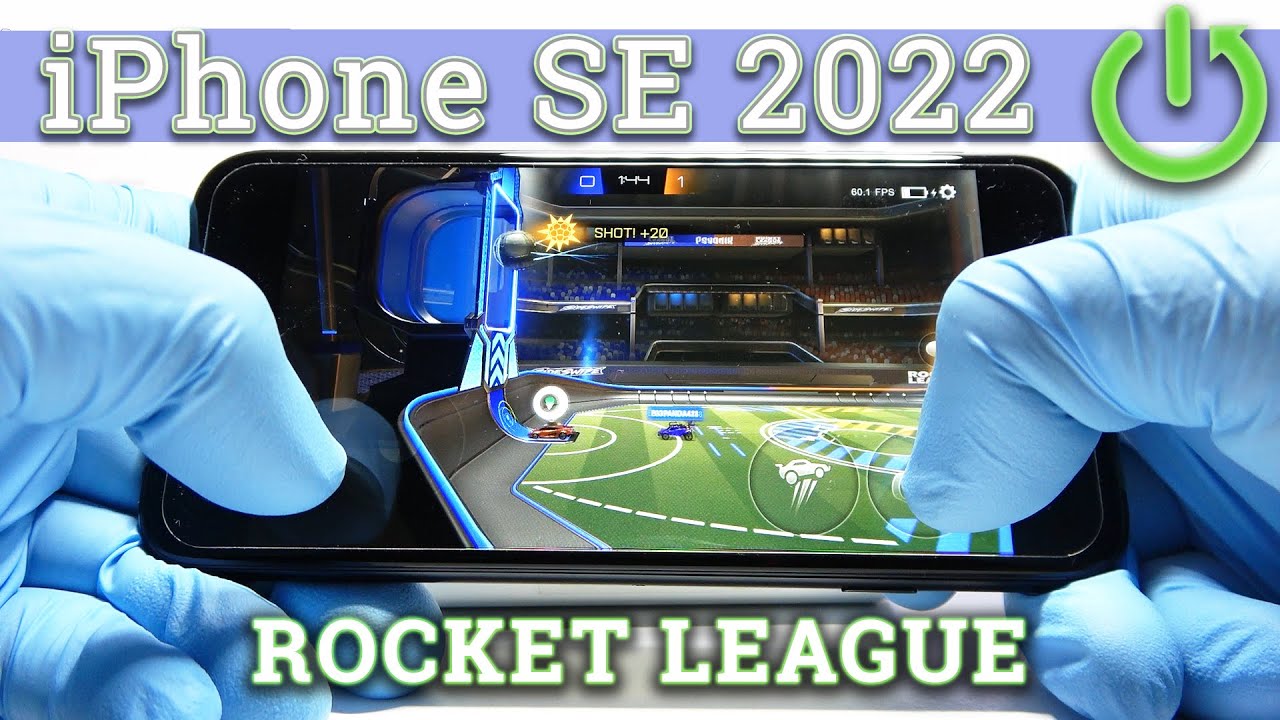 Apple iPhone SE 2022 - Rocket League SideSwipe | Gaming TEST 😱| A15 Bionic