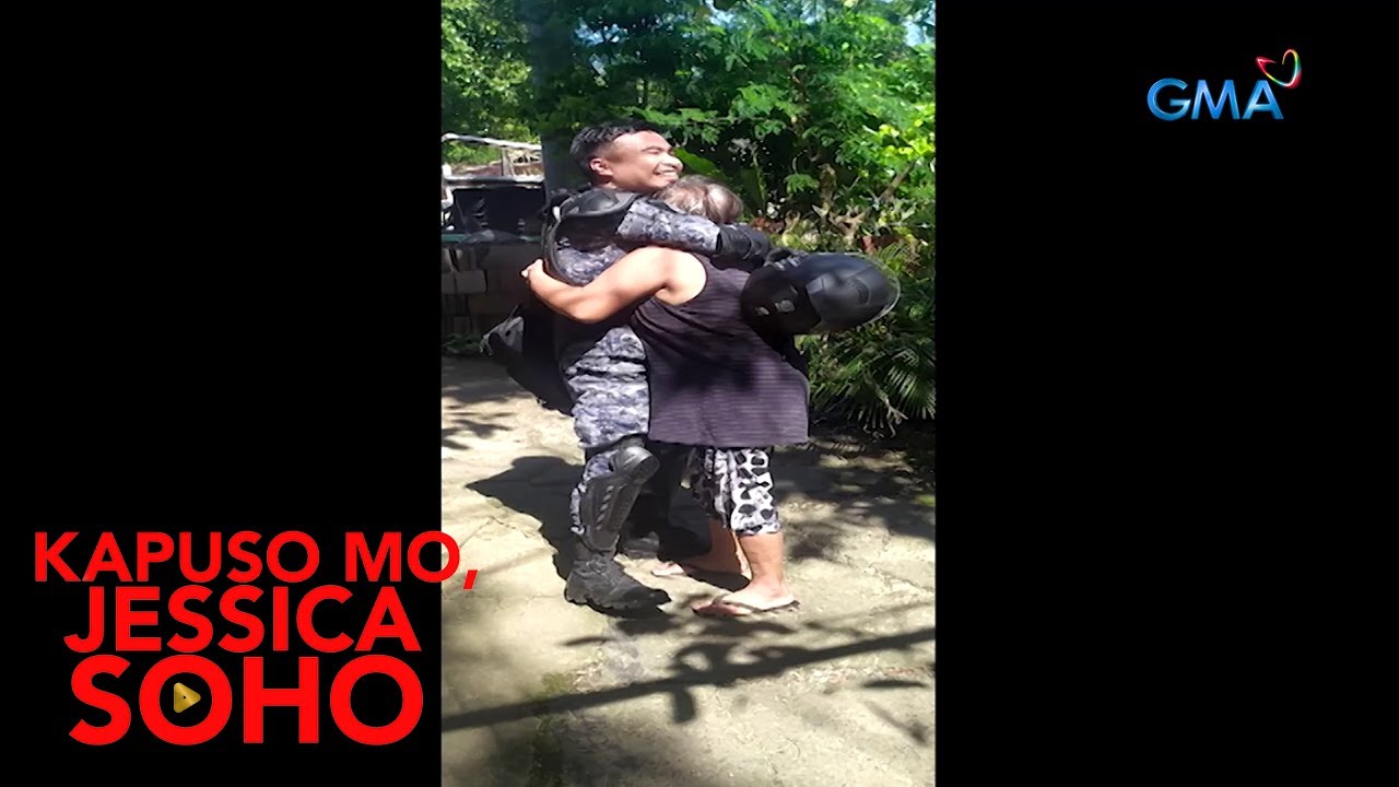 Kapuso Mo, Jessica Soho: INA, SINORPRESA NG ANAK NA SUNDALO NA ISANG TAON NA NIYANG HINDI NAKIKITA