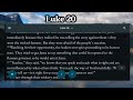 Luke 20| New Living Translation | Audio Bible