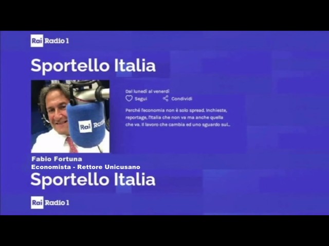 Fabio Fortuna a Sportello Italia di RAI Radio 1 del 30 04 2026 ore 12 25